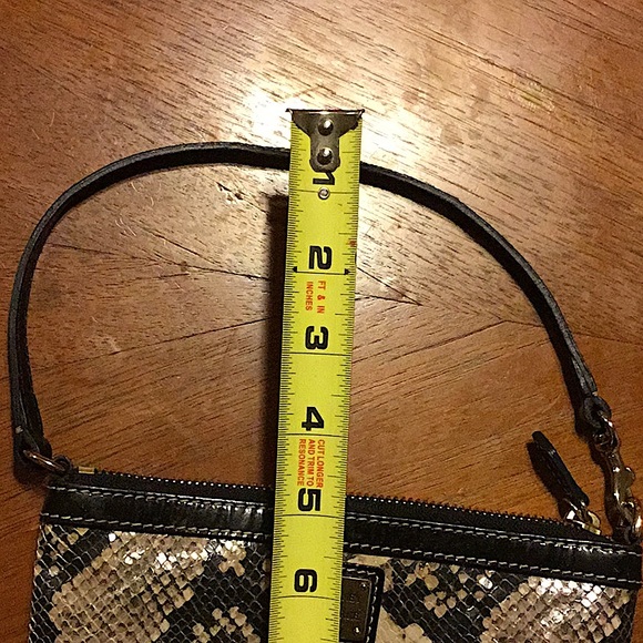 Dooney & Bourke Snakeskin Print Wristlet/Clutch - Picture 13 of 13